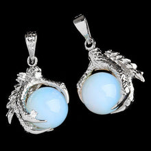 1 Pcs Silver Plated Dragon Claw Wrap Ball Beads Charm Pendant Necklaces Lisa's Store UBY