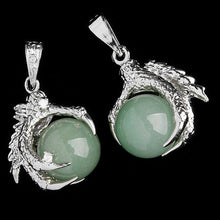 1 Pcs Silver Plated Dragon Claw Wrap Ball Beads Charm Pendant Necklaces Lisa's Store UBY