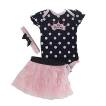 1 Set born Infant Baby Girl Clothing Polka Dot Headband  Romper  TUTU Outfit Clothes 3pcss Sets  UBY
