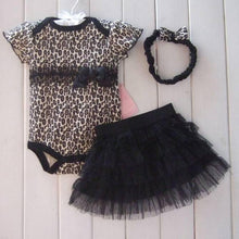1 Set born Infant Baby Girl Clothing Polka Dot Headband  Romper  TUTU Outfit Clothes 3pcss Sets  UBY
