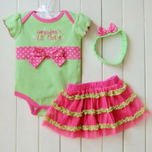 1 Set born Infant Baby Girl Clothing Polka Dot Headband  Romper  TUTU Outfit Clothes 3pcss Sets  UBY