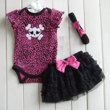 1 Set born Infant Baby Girl Clothing Polka Dot Headband  Romper  TUTU Outfit Clothes 3pcss Sets  UBY