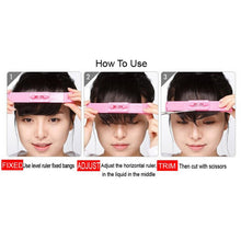 1 Set Women Kids Girls Hair Bangs Clip Accessories Cutting Tools DIY Clippers Trimmer Level Instrument Ruler LZH7 UBY