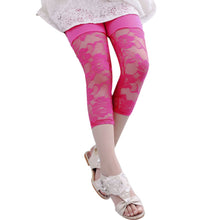 10 Colors Baby Kids Girls Cropped Leggings Lace Floral Casual 3 4 Capri Pants Trousers 2-7Y HT UBY