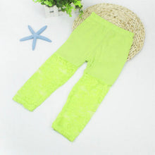 10 Colors Baby Kids Girls Cropped Leggings Lace Floral Casual 3 4 Capri Pants Trousers 2-7Y HT UBY