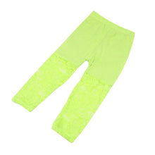 10 Colors Baby Kids Girls Cropped Leggings Lace Floral Casual 3 4 Capri Pants Trousers 2-7Y HT UBY
