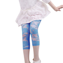 10 Colors Baby Kids Girls Cropped Leggings Lace Floral Casual 3 4 Capri Pants Trousers 2-7Y HT UBY
