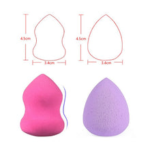 10 pieces/Pack Makeup Foundation Sponge Make Up Brush Set Powder Smooth Beauty Make Up Tool Color Random LY3 UBY