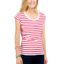 Brand Women T Shirt Ladies O-neck striped Cute Cartoon Print Short Sleeve Shirt Slim T Shirt Cotton Tops Tees Plus Size UBY