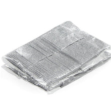 100pcs Aluminium Foil Nail Art Soak Off Acrylic Gel Polish Nail Wraps Remover UBY
