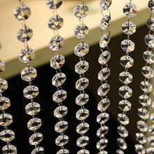 10pcss 1M/33 Foot Wedding DIY Decor Acrylic Crystal Beads Curtain Strand Garland PY6 UBY