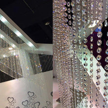10Pcs 1M 33 Foot Wedding DIY Decor Acrylic Crystal Beads Curtain Strand Garland Hot UBY