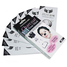 10pcsBox Blackhead Strong Cleaner Moderate Bamboo Charcoal Nose Face Mask Strips Cleansing Pore Peel Off Pack Minerals Conk UBY