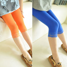 12 Color Toddler Kids Girls Lace Velvet Leggings Child Skinny Stretchy Pants UBY