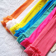 12 Color Toddler Kids Girls Lace Velvet Leggings Child Skinny Stretchy Pants UBY