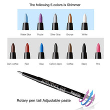 12 Colors Eyeshadow Eyeliner Pen Highlights Natural Long Lasting Waterproof Eye Shadow Pencil For Ladies Cosmetic Makeup SetLQ UBY