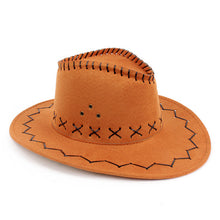 12 Colors Retro Western Cowboy Bucket Brim Hat Cap Men Women Unisex Sunscreen Knight Hats With Rope PY1 UBY