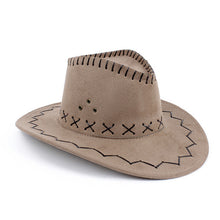 12 Colors Retro Western Cowboy Bucket Brim Hat Cap Men Women Unisex Sunscreen Knight Hats With Rope PY1 UBY