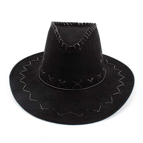 12 Colors Retro Western Cowboy Bucket Brim Hat Cap Men Women Unisex Sunscreen Knight Hats With Rope PY1 UBY