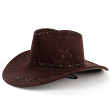 12 Colors Retro Western Cowboy Bucket Brim Hat Cap Men Women Unisex Sunscreen Knight Hats With Rope PY1 UBY