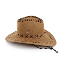 12 Colors Retro Western Cowboy Bucket Brim Hat Cap Men Women Unisex Sunscreen Knight Hats With Rope PY1 UBY