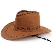 12 Colors Retro Western Cowboy Bucket Brim Hat Cap Men Women Unisex Sunscreen Knight Hats With Rope PY1 UBY