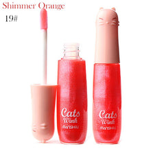 12 Colors Women's Charm Make Up Lip Gloss Cartoon Cat Lid Liquid Lip Tint Cosmetics UBY