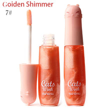 12 Colors Women's Charm Make Up Lip Gloss Cartoon Cat Lid Liquid Lip Tint Cosmetics UBY
