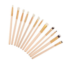 12 Pieces/set Pro Beauty Makeup Brushes Set Foundation Powder Eyeshadow Eyeliner Lip Blush Make Up Tools Pincel Maquiagem UBY