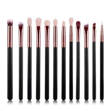 12 Pieces/set Pro Beauty Makeup Brushes Set Foundation Powder Eyeshadow Eyeliner Lip Blush Make Up Tools Pincel Maquiagem UBY