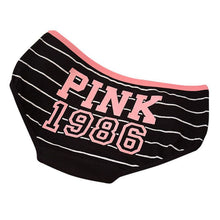 12 Style Sexy Underwear Women Panties Cotton Stripe Mid Rise Panties Cute Letter Pink Print Girl Casual Underwear PY3 UBY