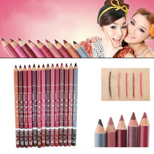 12pcsulti-color Party Queen Lip Liner Pencil Functional Eyebrow Eye Lip Makeup Waterproof Colorful Cosmetic Pen PY7 UBY