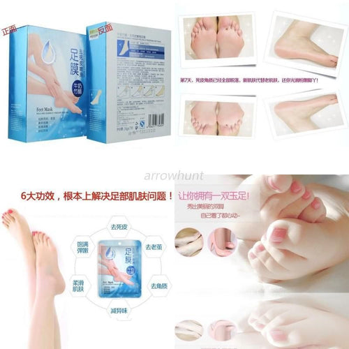 14Pcs set Exfoliating Peel Foot Mask Baby Soft Feet Remove Callus Hard Dead Skin UBY
