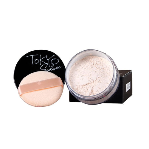 15g Smooth Loose Powder Makeup Transparent Finishing Powder Waterproof Cosmetic For Face Skin Finish Setting With Puff UBY