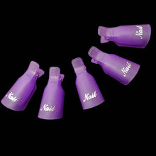 10pcss Remover Gel Polish Nail Art Soakers Remover Soak Off Cap Clip Tools UV Nail Degreaser Polish Wrap Tool Nails UBY