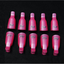 10pcss Remover Gel Polish Nail Art Soakers Remover Soak Off Cap Clip Tools UV Nail Degreaser Polish Wrap Tool Nails UBY