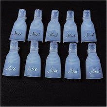 10pcss Remover Gel Polish Nail Art Soakers Remover Soak Off Cap Clip Tools UV Nail Degreaser Polish Wrap Tool Nails UBY