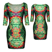 18 Colors Women Sexy Slim Dress Fit 3D Animal Print Space Galaxy Bodycon Mini Dresses  UBY