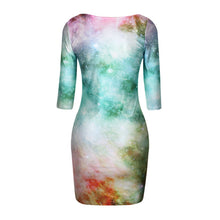 18 Colors Women Sexy Slim Dress Fit 3D Animal Print Space Galaxy Bodycon Mini Dresses  UBY