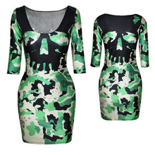 18 Colors Women Sexy Slim Dress Fit 3D Animal Print Space Galaxy Bodycon Mini Dresses  UBY