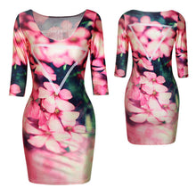 18 Colors Women Sexy Slim Dress Fit 3D Animal Print Space Galaxy Bodycon Mini Dresses  UBY