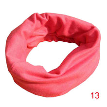 18 Colors Warm Baby Scarf Kids Child Cotton Scarf Boys Girls Pure color O ring scarf children neck Scarves UBY