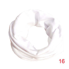 18 Colors Warm Baby Scarf Kids Child Cotton Scarf Boys Girls Pure color O ring scarf children neck Scarves UBY