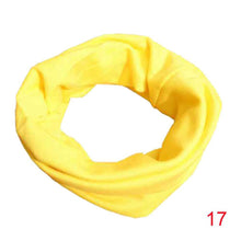 18 Colors Warm Baby Scarf Kids Child Cotton Scarf Boys Girls Pure color O ring scarf children neck Scarves UBY