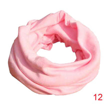 18 Colors Warm Baby Scarf Kids Child Cotton Scarf Boys Girls Pure color O ring scarf children neck Scarves UBY