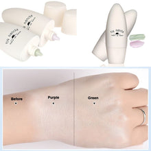 1PC Face Smooth Primer make up Pores Invisible Brighten Dull Skin Color Whitening Cream Wrinkle Cover Makeup Base Balm 35g UBY