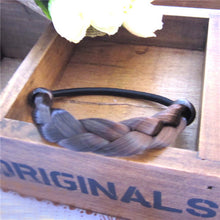 1pc 2pcs Lady Women Braid Straight Wig Elastic Headband Hair Band Rope Scrunchie Hairband PonytailUBY