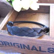 1pc 2pcs Lady Women Braid Straight Wig Elastic Headband Hair Band Rope Scrunchie Hairband PonytailUBY