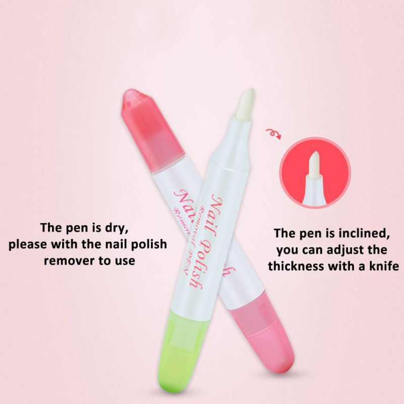 1pc Nail Art Corrector Pen Remove Mistakes3 Tips Newest Nail Polish Corrector Pen Cleaner Erase Manicure UBY