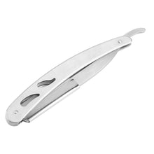 1set Men Straight Barber Edge Steel Razors Folding Shaving Knife Hair Removal Tools With 10pcs Blades UBY
